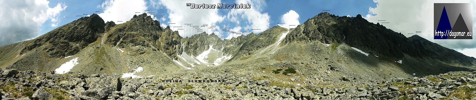 panorama Doliny Sławkowskiej